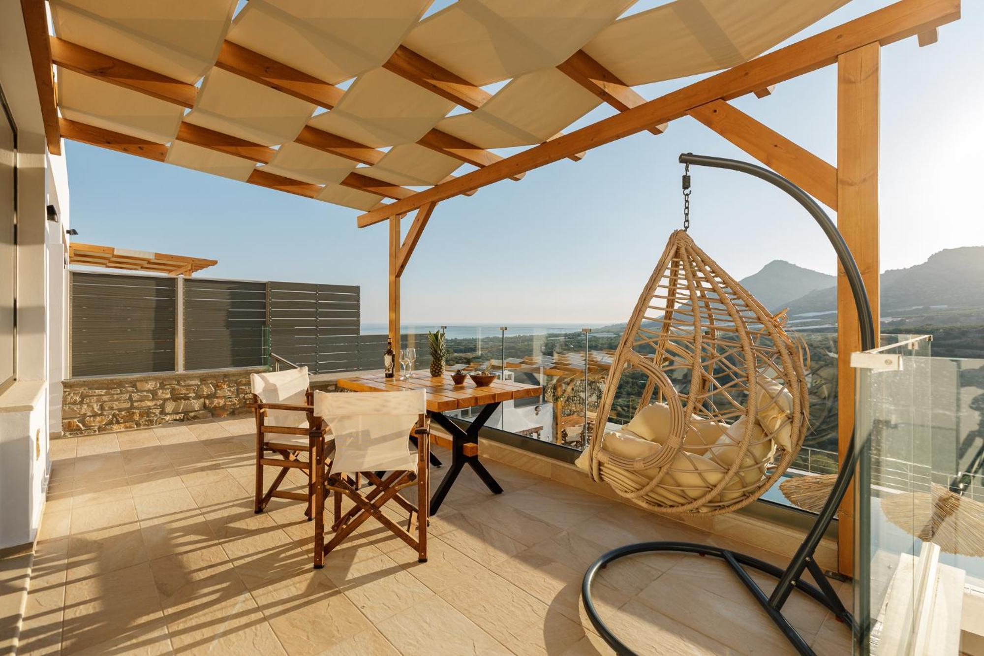 Mediterranean View Villa Makrýgialos Eksteriør billede