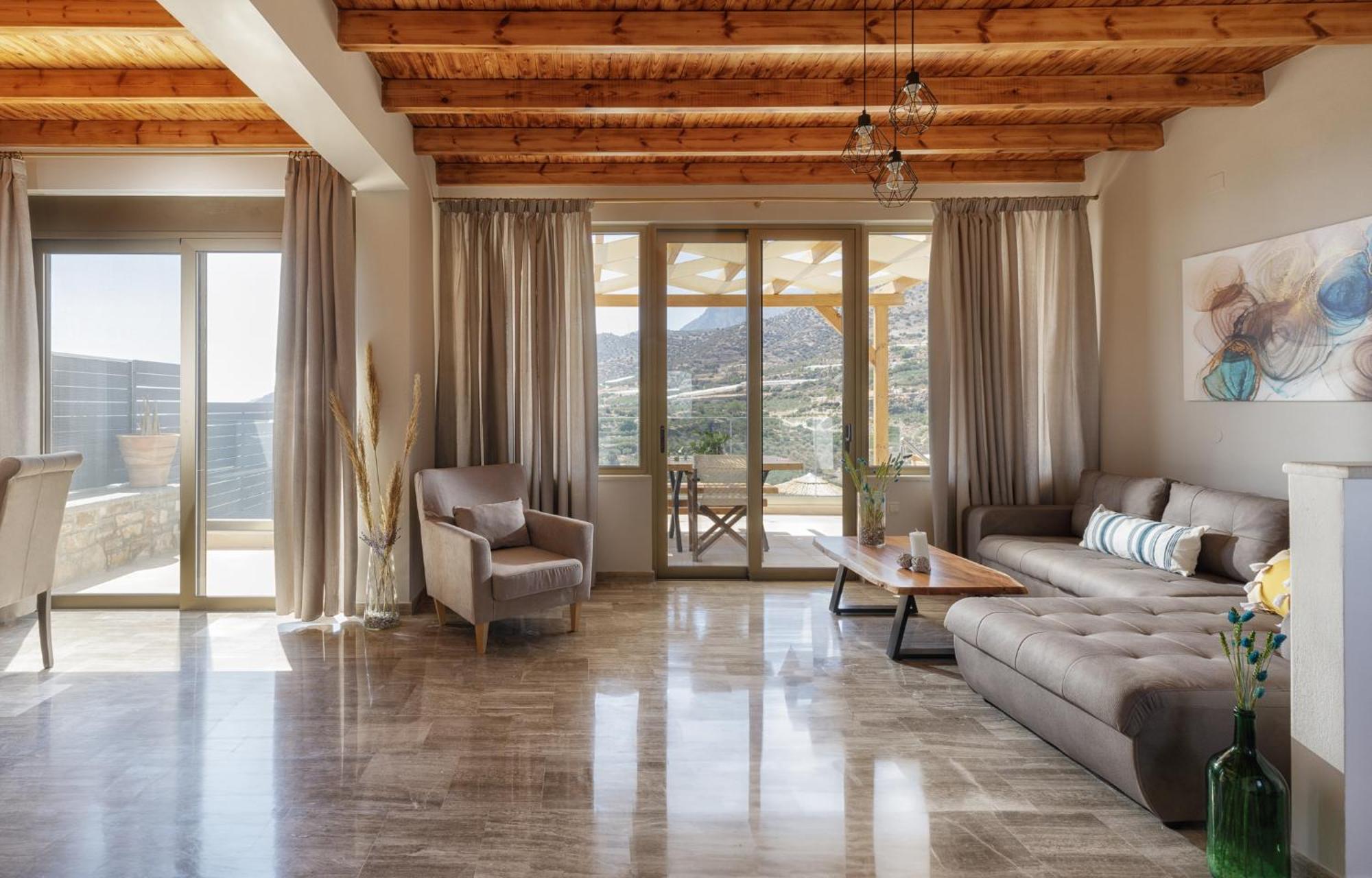Mediterranean View Villa Makrýgialos Eksteriør billede