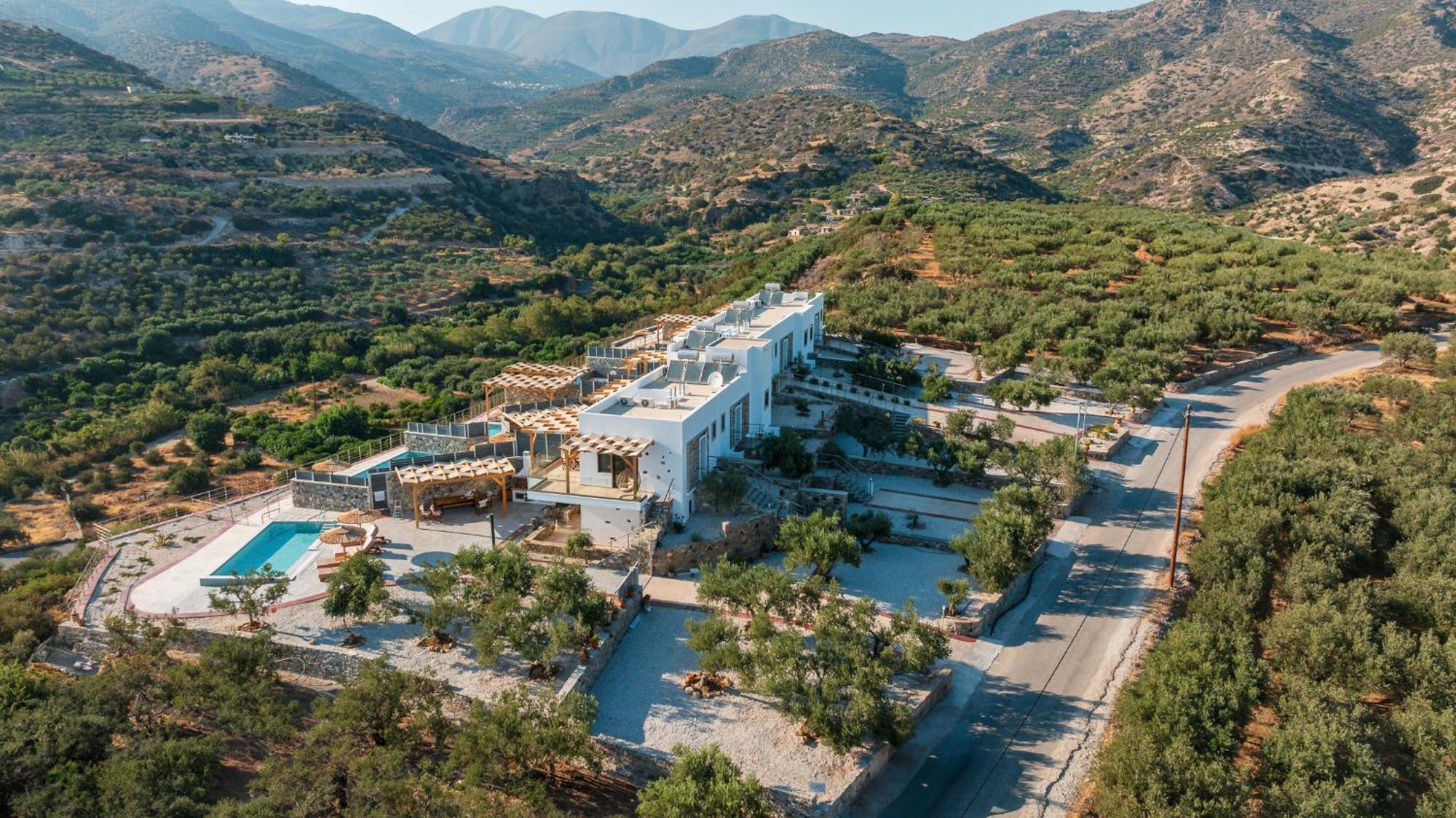 Mediterranean View Villa Makrýgialos Eksteriør billede