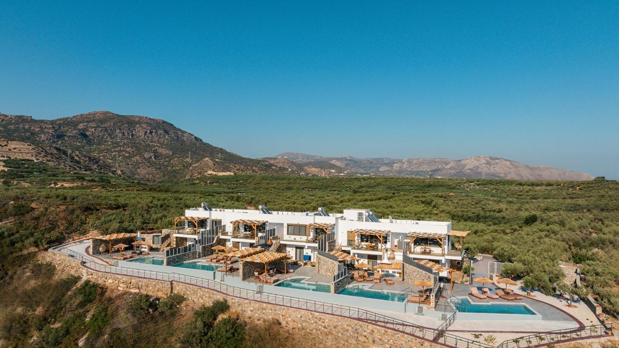 Mediterranean View Villa Makrýgialos Eksteriør billede